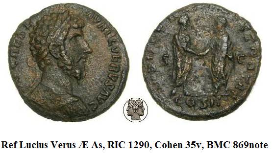 As de LVCIVS VERVS - 161 AD  Verus_10