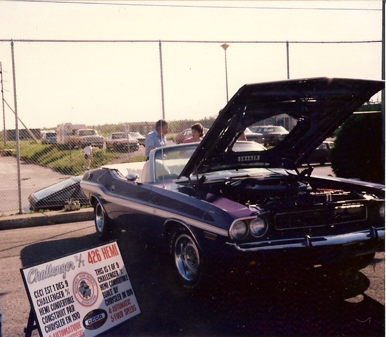 Photo d'un Challenger R/T 1970 426 Hemi en 1984 1970_c14