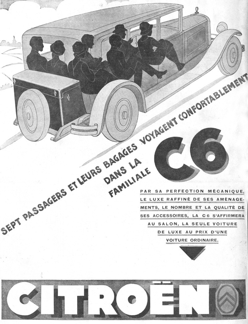 LES PUBLICITES D'EPOQUE ( UNIQUEMENT CITROEN ) C6_19210