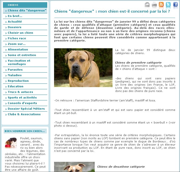 Dogue de Bordeaux NON-LOF = 1ère catégorie de LOI de 99 !! Assura10