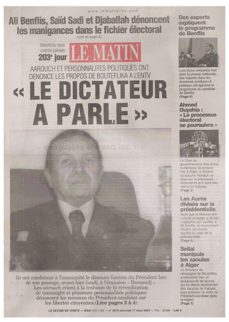 Le Matin 17 mars 2004 1160