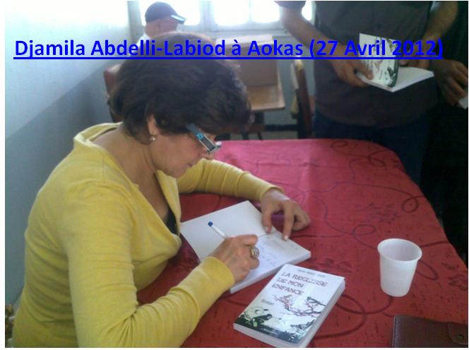 Djamila Abdelli-Labiod signe son livre à Aokas (27 Avril 2012) 177