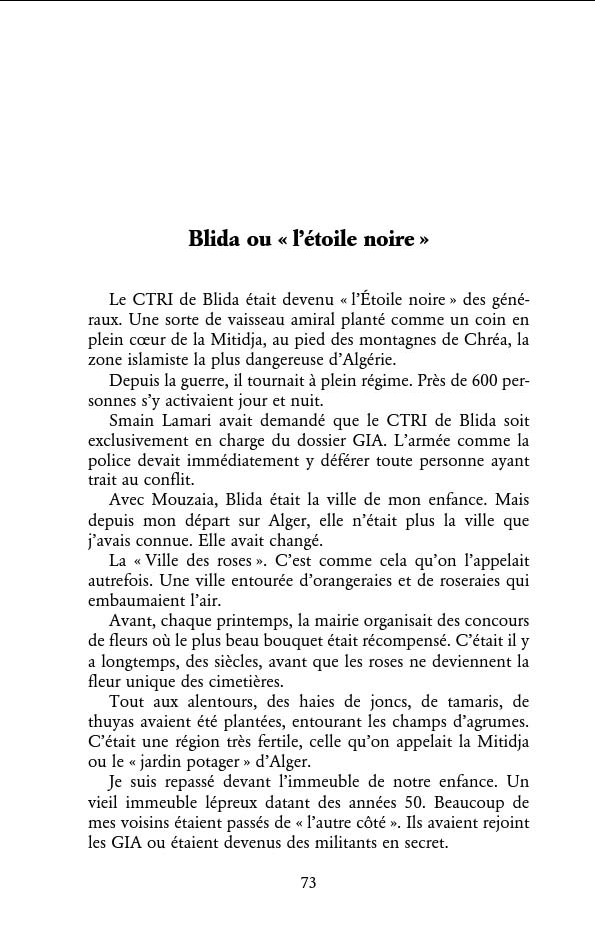 Quelques extraits du livre chaud « Contre-espionnage algérien : notre guerre contre les islamistes » - Page 3 Blida10