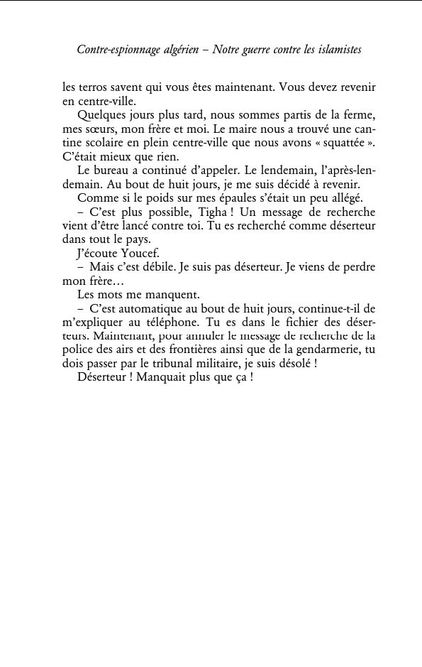 Quelques extraits du livre chaud « Contre-espionnage algérien : notre guerre contre les islamistes » - Page 2 Desert12