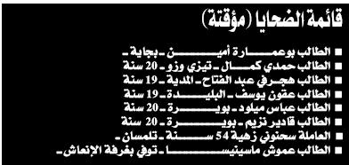 Liste des victimes de Tlemcen  Tlemce10