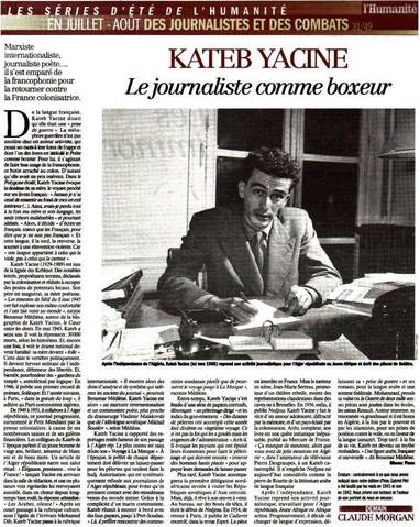 Kateb Yacine Mustapha Boutadjine Kateb Yacine