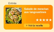 Salade aux langoustines et fruits de la passion Recett10