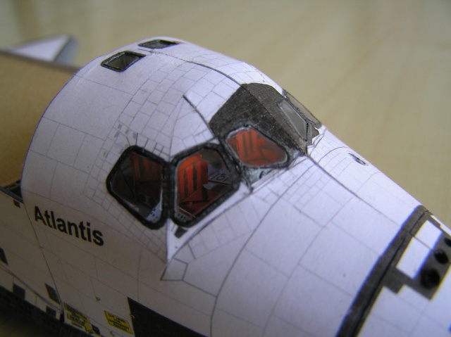 Navette Atlantis 1/100 Papier : Bras robotique P5100011