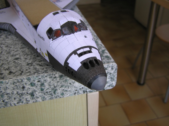 Navette Atlantis 1/100 Papier : Bras robotique P5140011