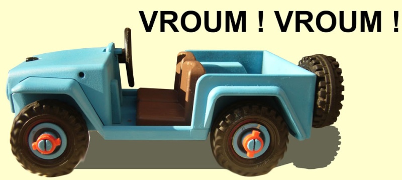 Tintin : la jeep d'objectif lune. Jeep410