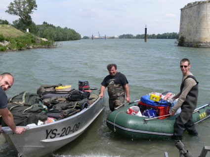 Pêche 100% sauvage sur le grand Rhône, Depart10