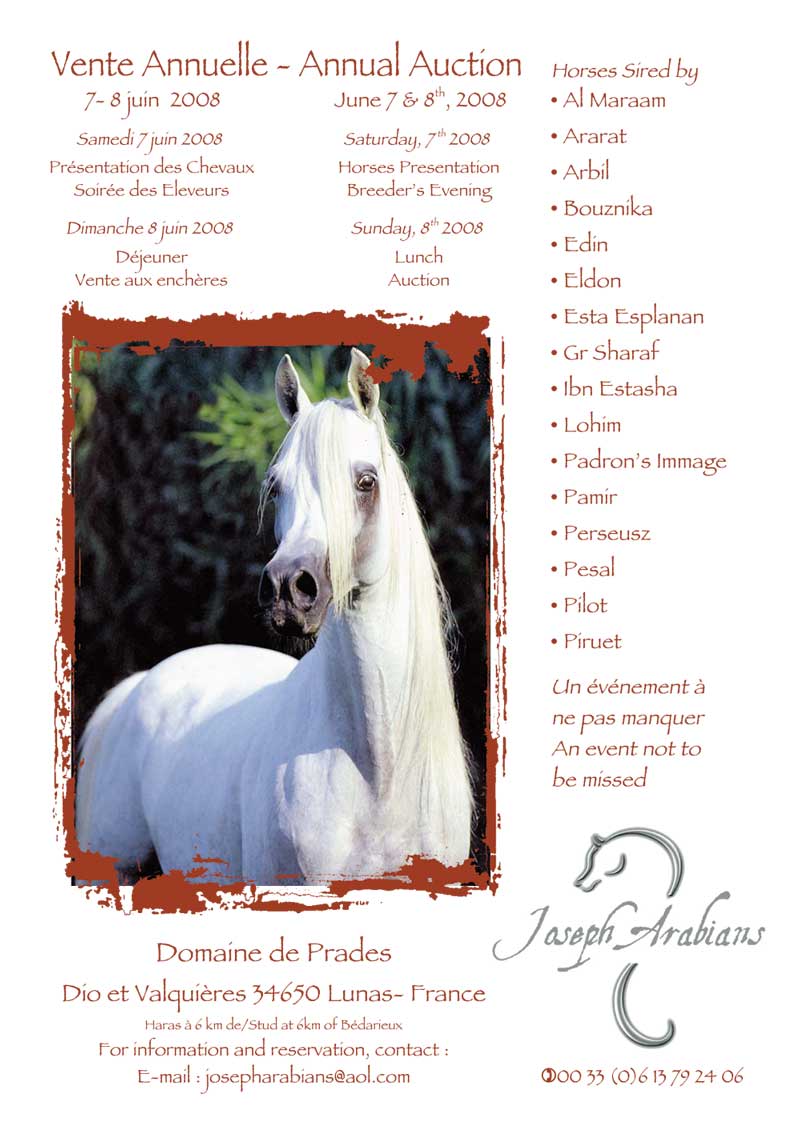 vente annuelle chez Joseh arabians Ventes10