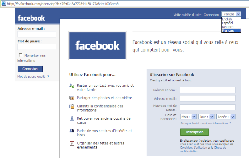 enfin face boock en langue franaise Facebo10