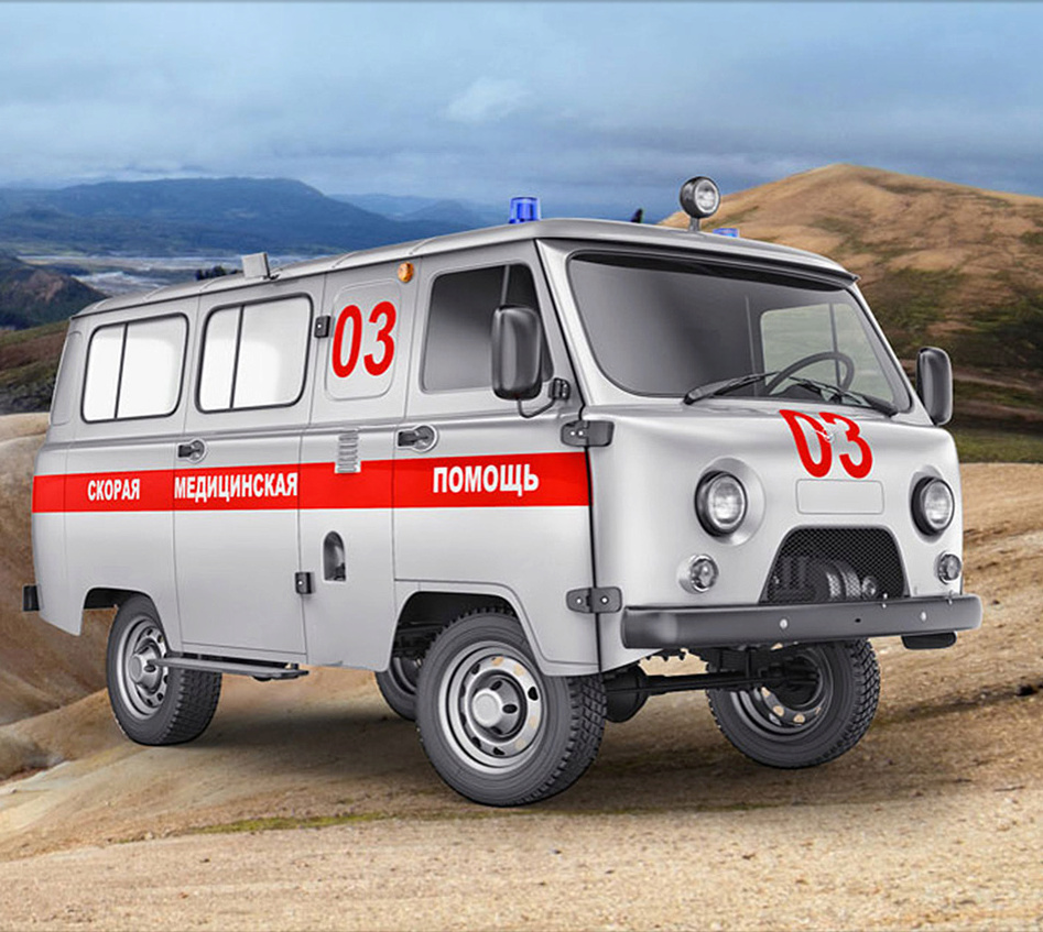 Ambulance UAZ 452, Tatarsk, Russie Uaz10