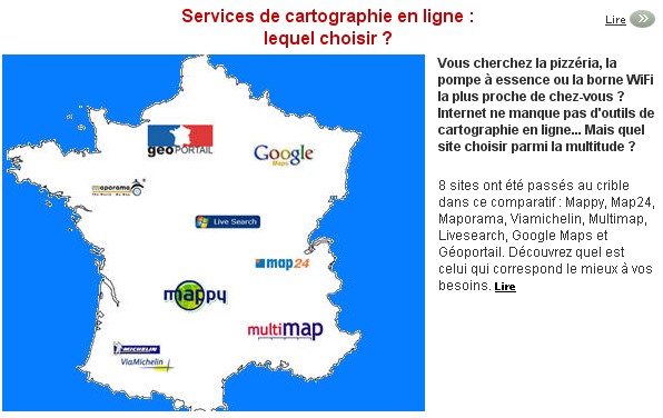 Services de cartographie en ligne : lequel choisir ? Cartog10