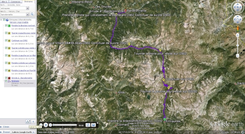 [résolu] survol impossible d'un itineraire routier avec la version 6 de Google Earth Sans_664