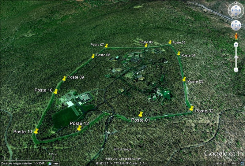 [KML] Camp David avec Google Earth - Maryland Sans_996