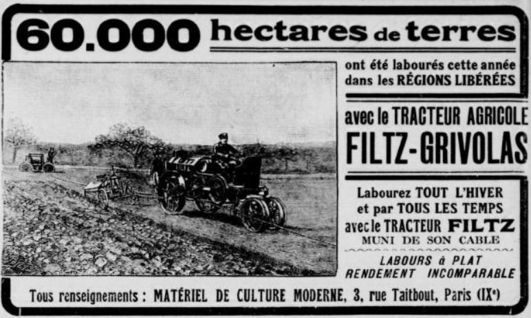 ARION tracteur/toueur de 1910   et FILTZ son successeur (1919) Filtz_18