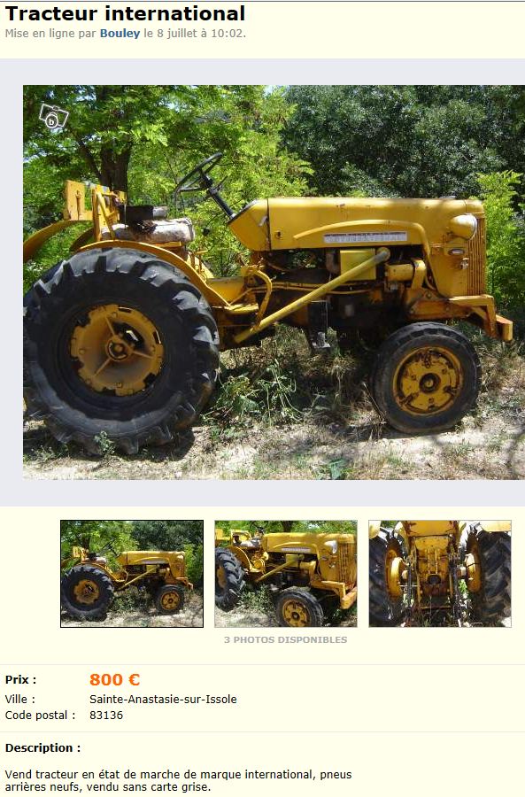 Des tracteurs qui en ont vu de toutes les couleurs - Page 3 Mimosa10