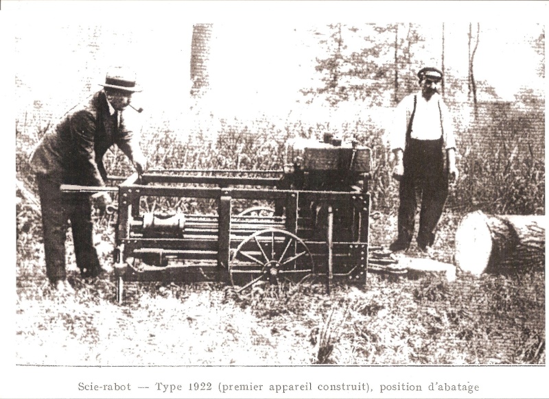 TRONCONNEUSES et travail en forêt....en photos d'époque Scie_r14