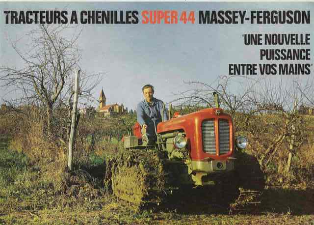 MASSEY FERGUSON 44 à chenilles à vendre Super410