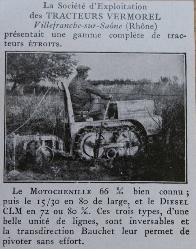 VERMOREL le plus petit chenillard du marché Vermor10