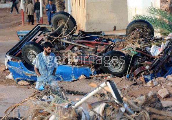 Innondations de Ghardaia ( Images AFP) Ima810