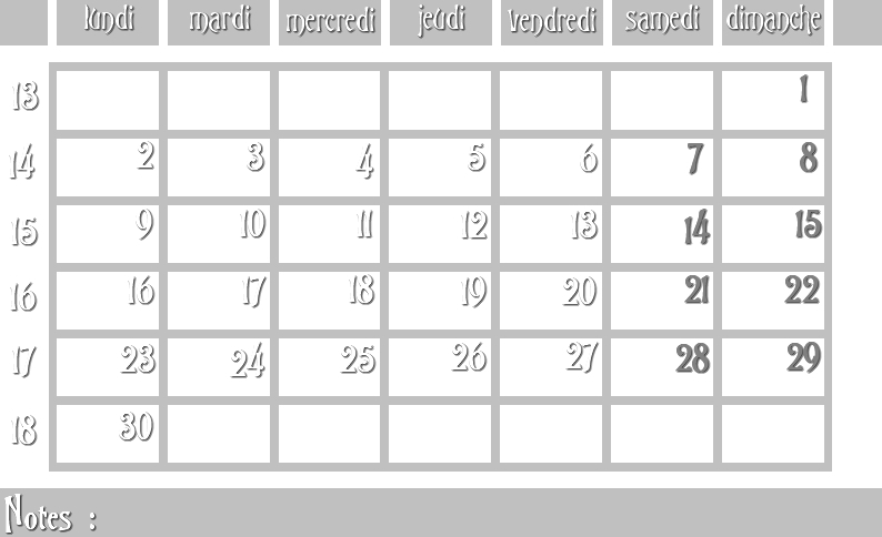 Masques calendrier - 12 mois 2012 04_sem11