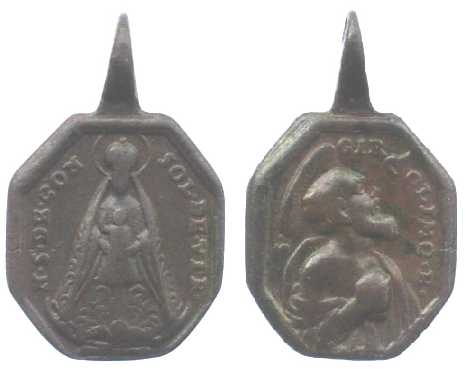 Nuestra Señora de Sonsoles / San Jeronimo - s. XVII Medail16