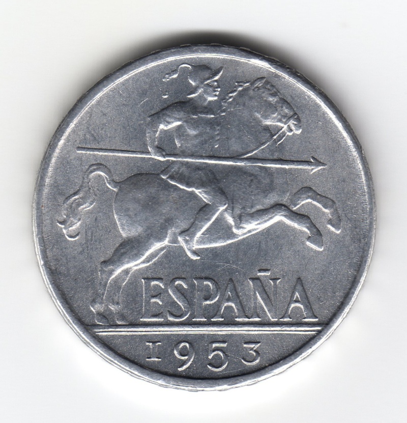 10 Céntimos 1953. Francisco Franco (variante gota de sudor) Img22710