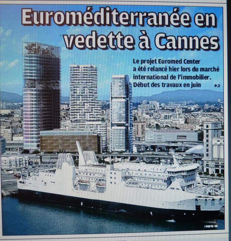 EUROMEDITERRANEE ...VA CHANGER LE VISAGE DE MASSILIA - Page 38 Photo102