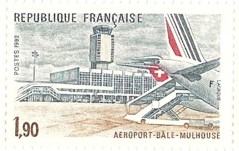 timbres - La France par ses timbres sous Google Earth Timbre10
