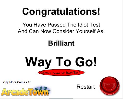 Idiot Test Id10