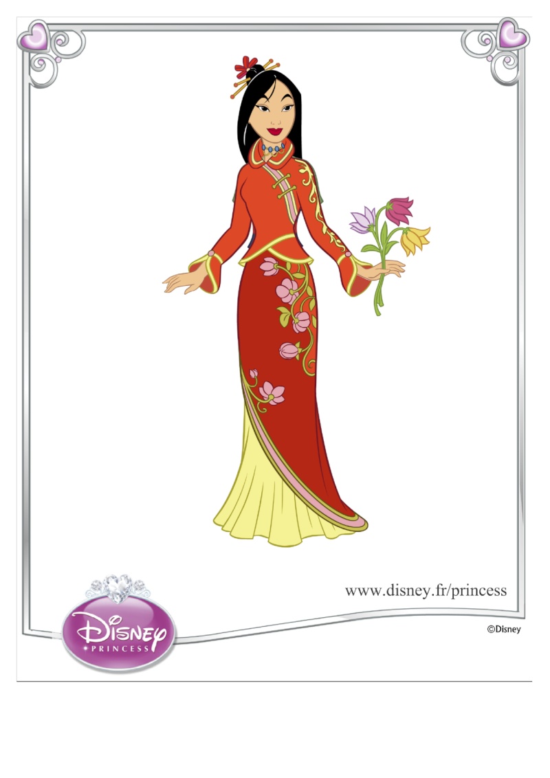 Créez-vous même de nouveaux designs pour vos princesses ! Mulan310