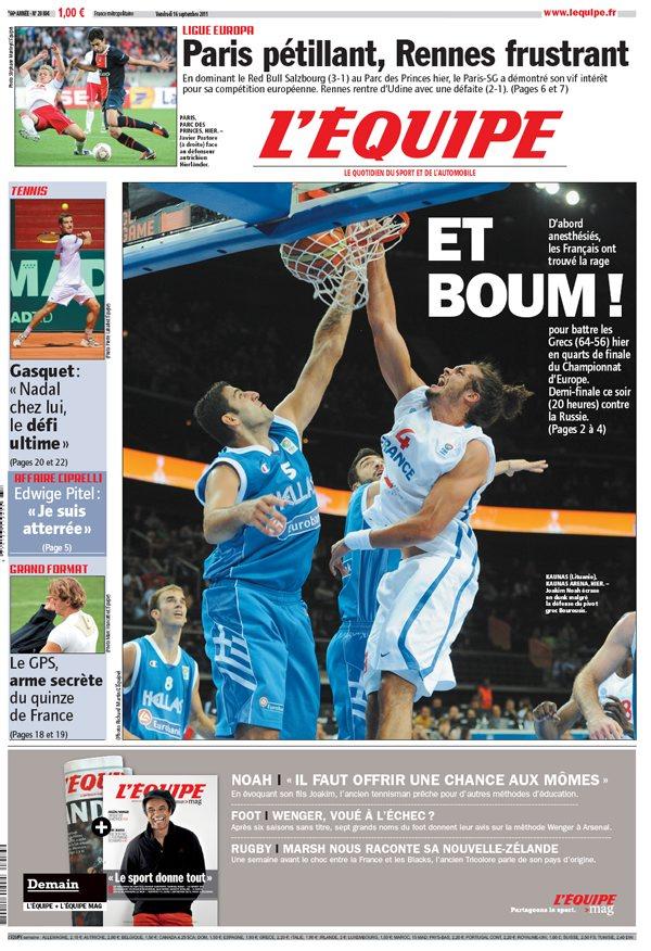 Euro Basket Masculin 2011. - Page 7 Une16010