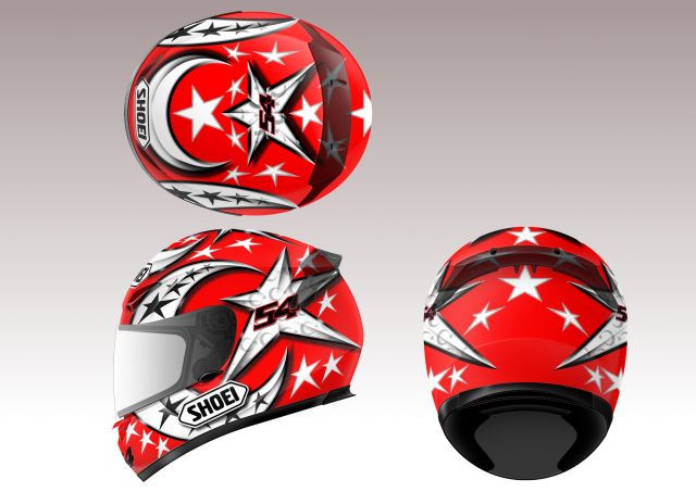 Shoei's Clem Kenan210