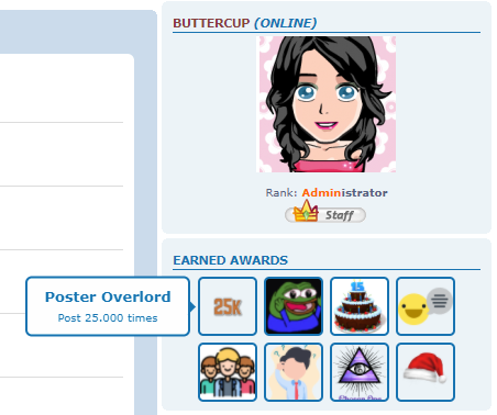 The new AWARDS system is coming on your forum Awards12