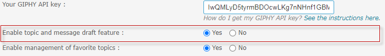 New: save your new topics as drafts Draft-10