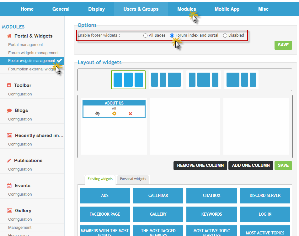 footer - A novelty for your layout: footer widgets! Widget10