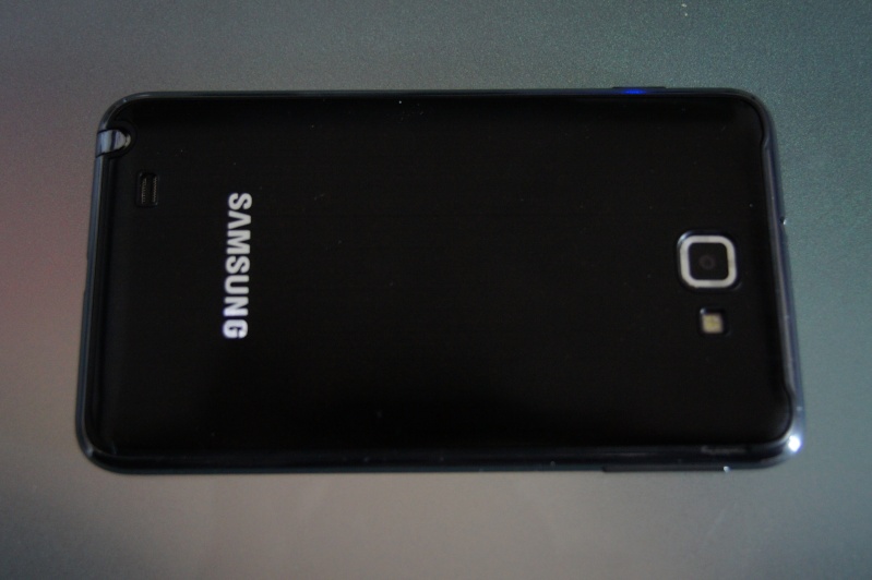 [ACCESSOIRE ] Coque arrière Remplacement Aluminium noir brossé Samsung Galaxy Note 20120226