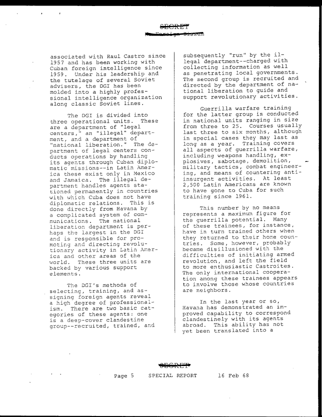 CIA DOCUMENTS La710