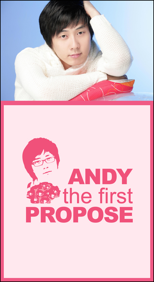 Andy makes "the First Propose" in repackaged album! Andy10