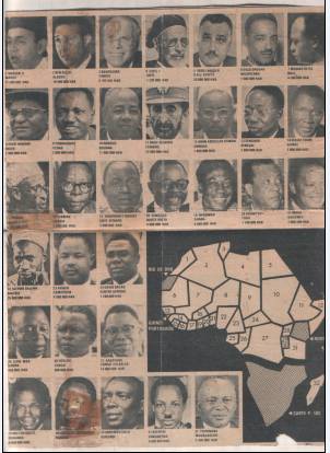 صور ملوك و رؤساء إفريقيا في بداية الستينات A13
