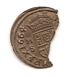 16 Mrs. "busto" de Felipe IV, falsa de Época Escan109