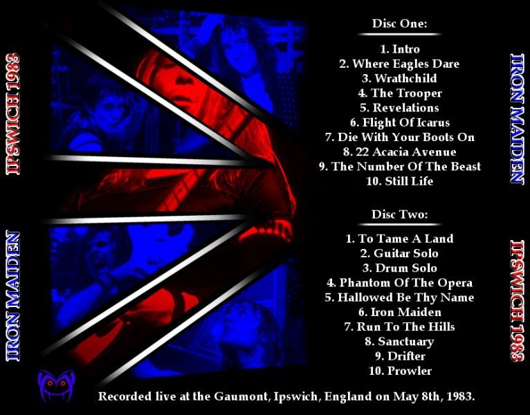 Iron Maiden "Maiden Ipswich" '83 BEST AUDIENCE RECORDING EVER! 19830511