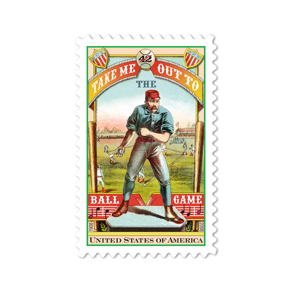 USPS "Take Me Out to the Ball Game" Stamps 46214010