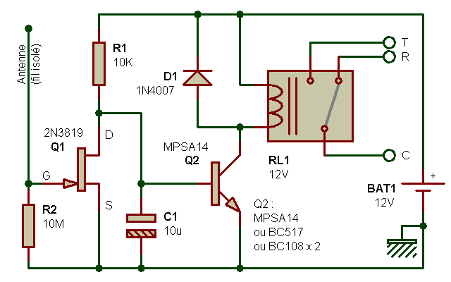 Detecteur d'electricité statique Electr10