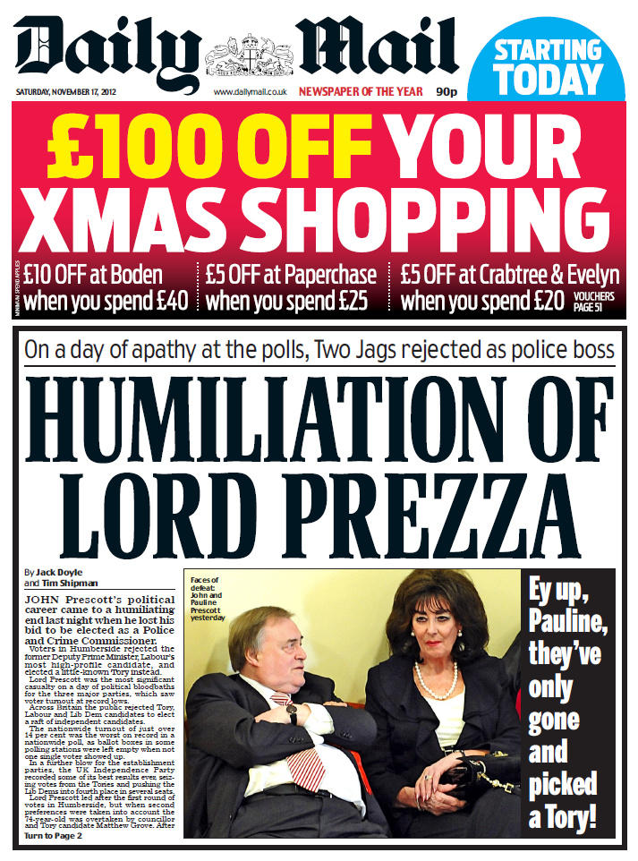 Saturdays Top Newspaper Front Page Headlines Mail12