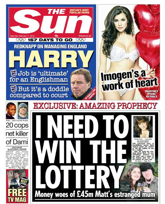 Saturdays Top Newspaper Front Page Headlines Sun10