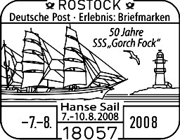 Hanse Sail Rostock, neues Sonderfeldpostamt Hanses11